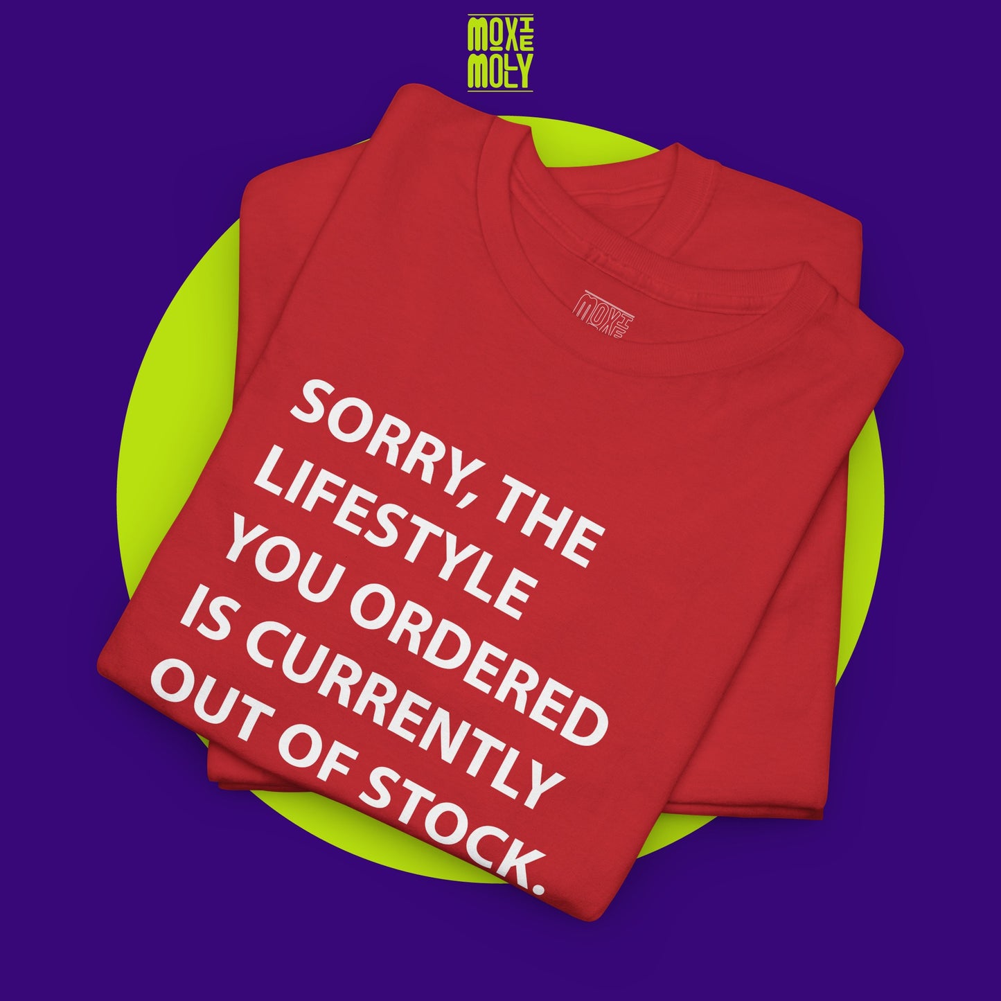 Sorry, The Lifestyle You Ordered Is Currently Out Of Stock Tee