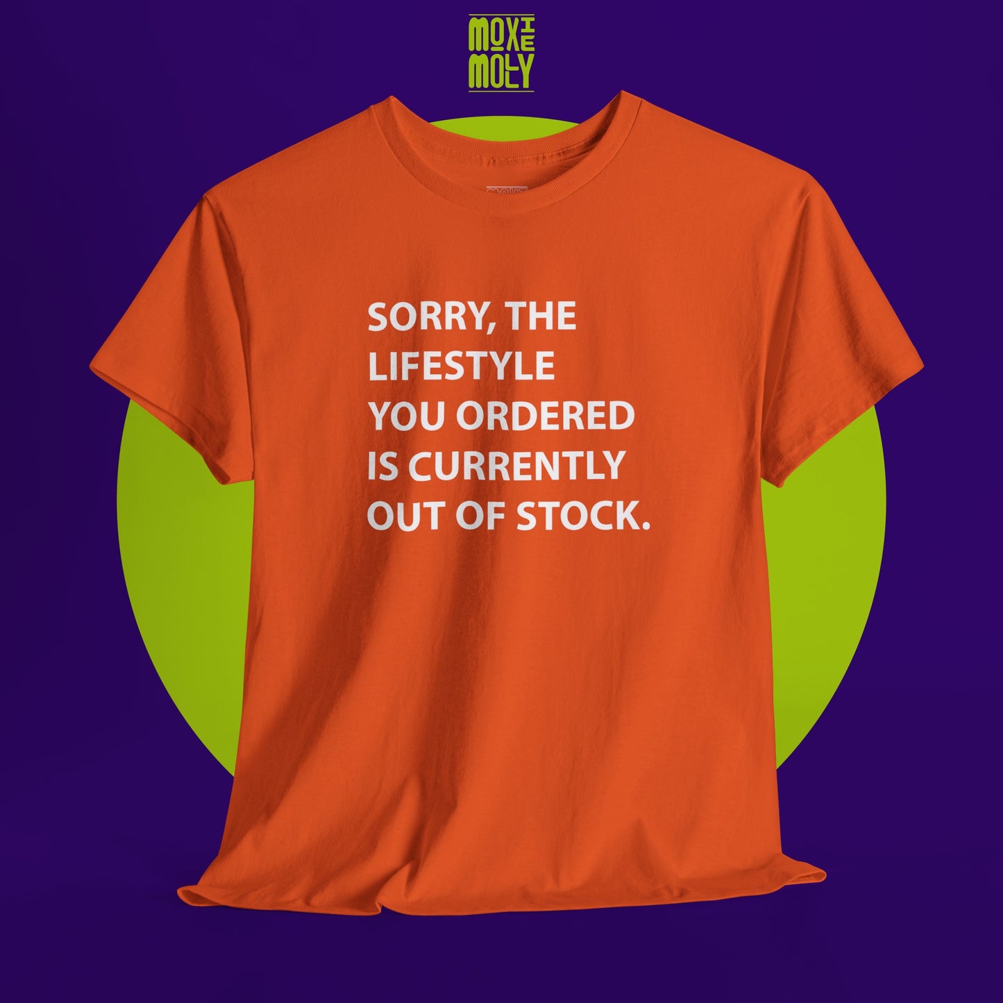 Sorry, The Lifestyle You Ordered Is Currently Out Of Stock Tee