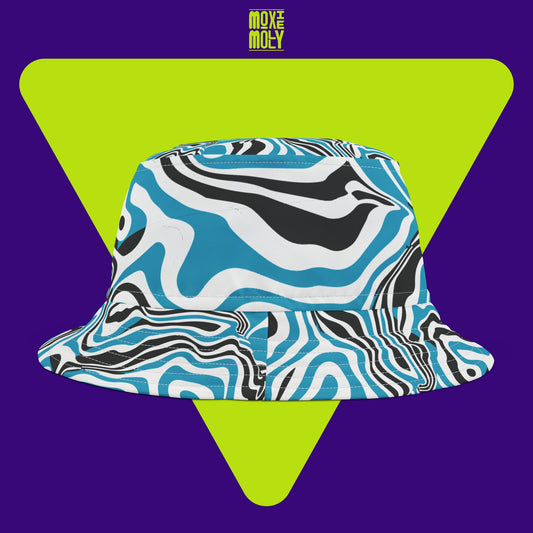 Zebra Pattern Bucket Hat