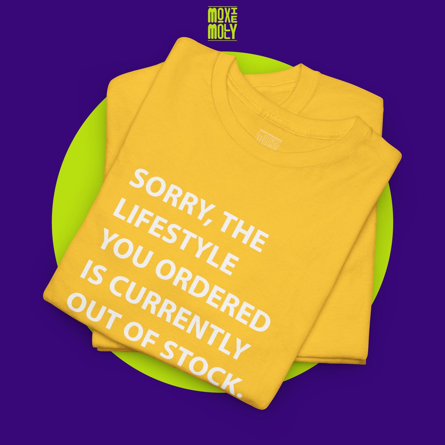 Sorry, The Lifestyle You Ordered Is Currently Out Of Stock Tee