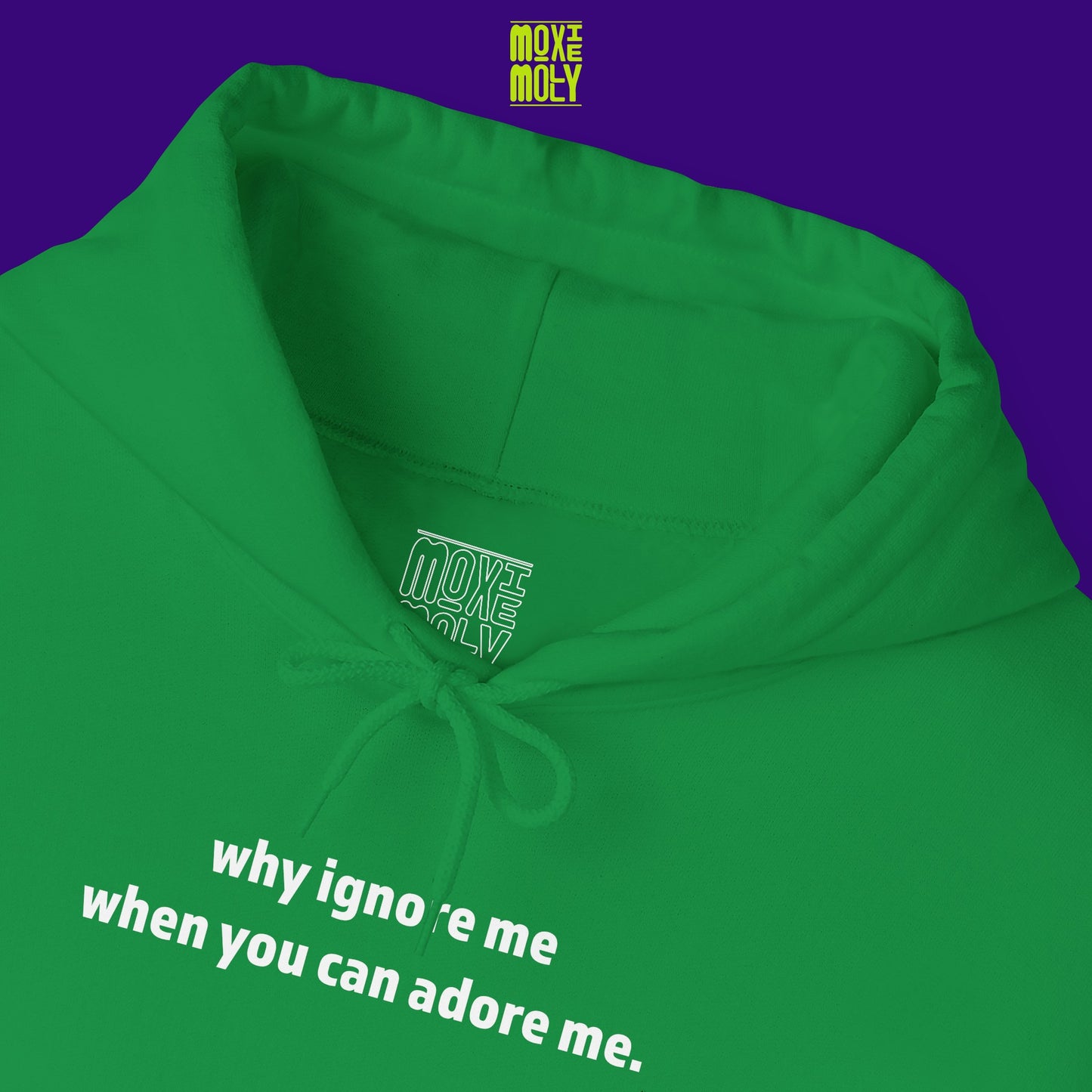 Why Ignore Me When You Can Adore Me Hoodie