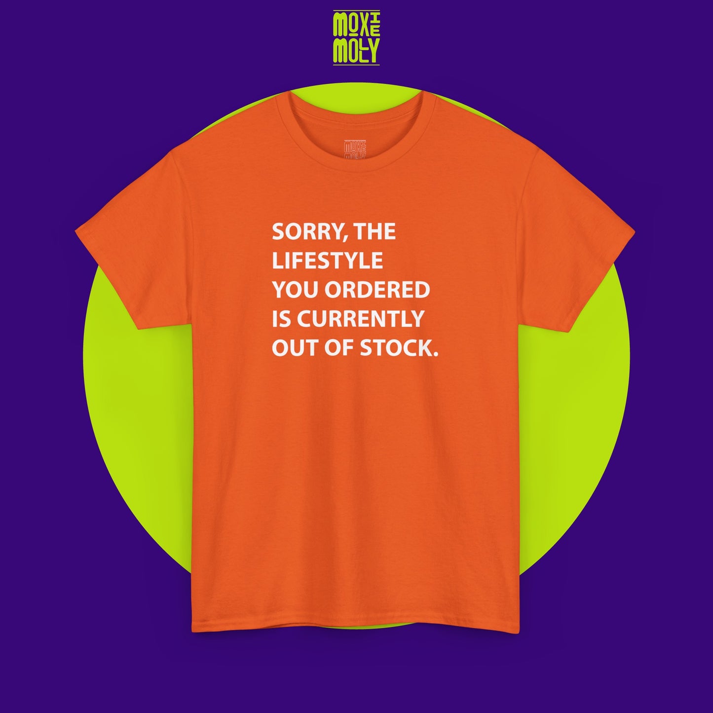 Sorry, The Lifestyle You Ordered Is Currently Out Of Stock Tee